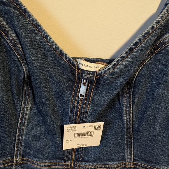 AE Denim Zip Dress - Picture 3 of 5